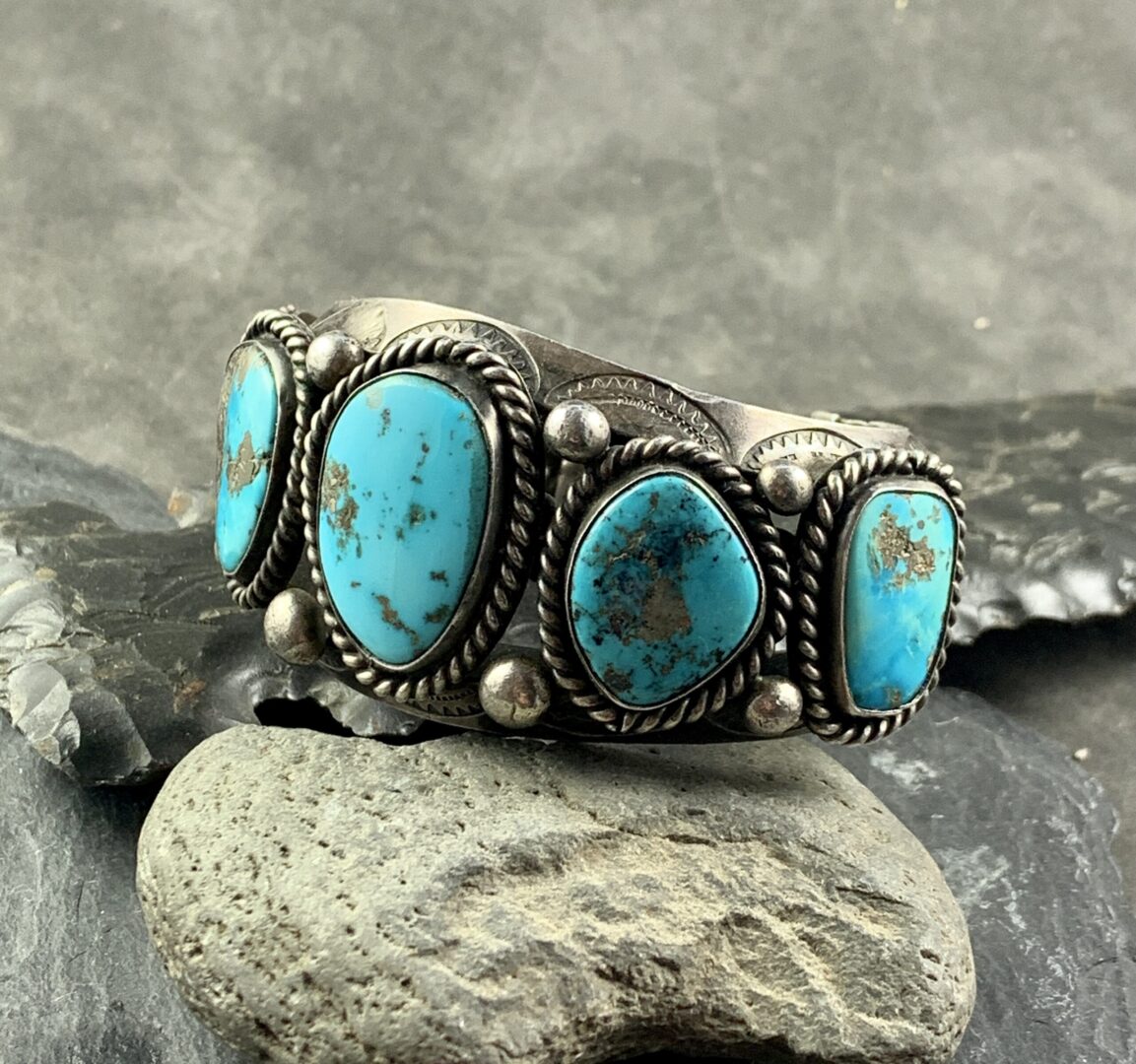 Navajo Morenci Row Bracelet