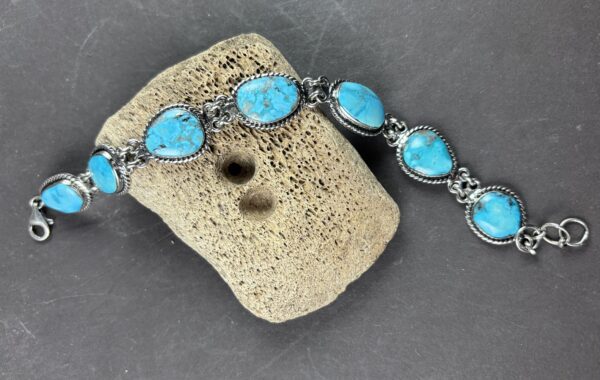 Blue Ridge Turquoise Link Bracelet