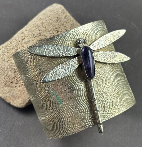 Sugilite Dragonfly Cuff