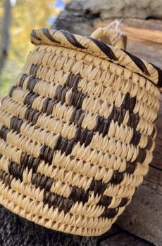 Tohono O'odham Lidded Basket