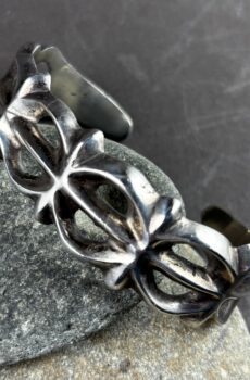 Tufa Cast Sterling Silver Bracelet