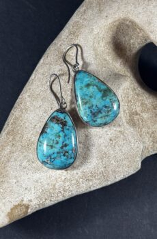 Morenci Turquoise Dangle Earrings