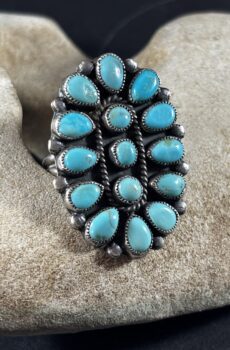 Turquoise Cluster Ring