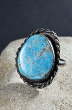 Turquoise Ring in Sterling Silver
