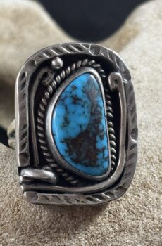 Stormy Mountain Turquoise Ring