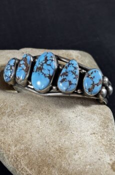 Golden Hills Turquoise Row Bracelet