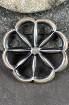 Sandcast Sterling Pin