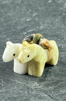 Horse Fetish Pair by Daisy Natewa, Zuni