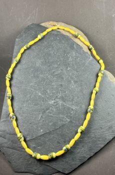 Millefiore & Bolivarian Glass Bead Necklace
