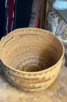 PittRiver CA Twined Basket (Damaged)