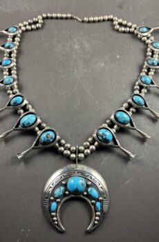 Rare Vintage Persian Turquoise Necklace