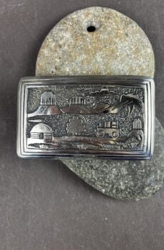 Tommy Singer Overlay Sterling Buckle