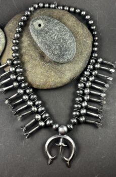 1960s Navajo Sterling Silver Squash Blossom